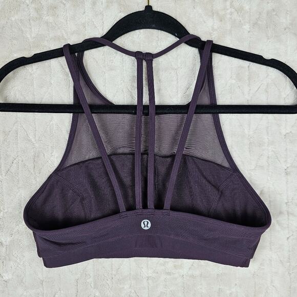 Lululemon Get Set Bra 4 High Neck Athletic Gym Workout Full Coverage Strappy - Picture 2 of 3
